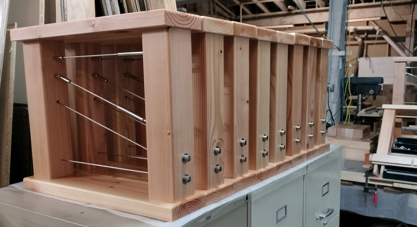 Custom Small Batch Product Displays Cable Rail