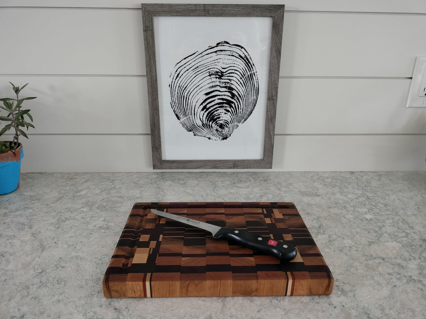 Mosaic EndGrain 01 Cutting Board and Serving Platter