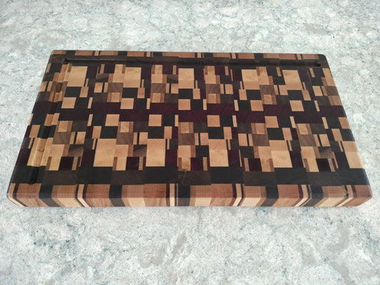 Mosaic EndGrain 02 Cutting Board and Serving Platter